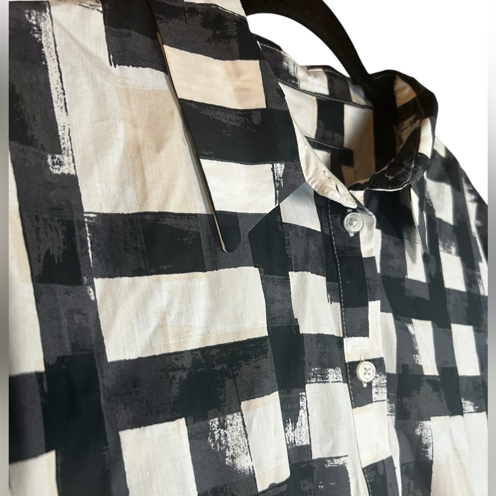 Anthropologie Maeve‎ Bettina Dress in Carbon Plaid, Worn Once - Picture 5 of 8